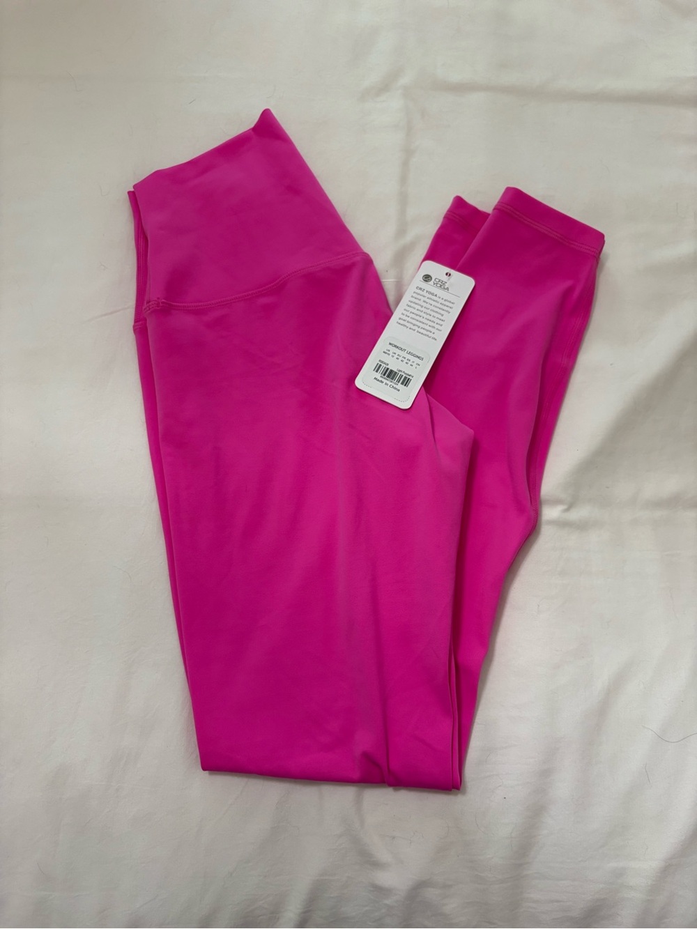 CRZ YOGA Hot Pink High-Waist Leggings